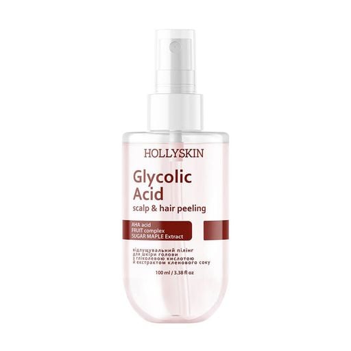 Відлущувальний пілінг для шкіри голови Hollyskin Glycolic Acid з гліколевою кислотою, 100 мл
