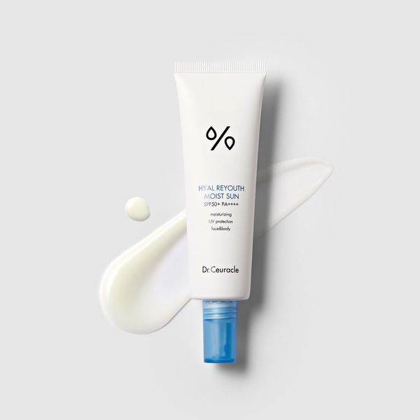 Зволожуючий сонцезахисний крем з гіалуроновою кислотою Dr.Ceuracle Hyal Reyouth Moist Sun SPF 50+ / PA++++, 50 мл &mdash; фото