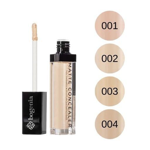 Консилер для обличчя Bogenia Velvet Matte Concealer 002 Vanilla, 6 мл &mdash; фото