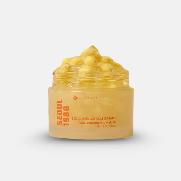 Зволожуючий капсульний крем з ніацинамідом 5% та юдзу KSECRET Seoul 1988 Capsule Cream: Niacinamide 5% + Yuja, 50 мл &mdash; фото