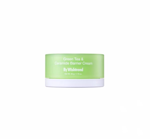 Восстанавливающий крем с зеленым чаем и церамидами By Wishtrend Green Tea & Ceramide Barrier Cream 50 мл