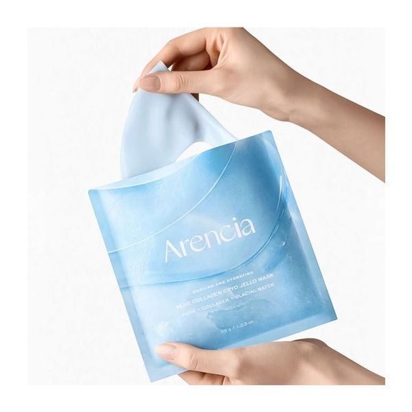 Гидрогелевая маска с коллагеном Arencia Blue Collagen Cryo Jello Mask, 32 гр &mdash; фото