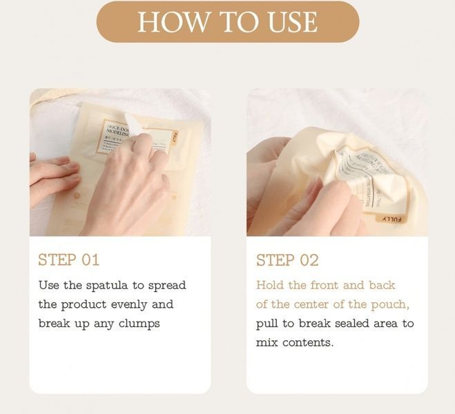 Моделююча маска для обличчя з рисом FULLY Rice Dough Modeling Mask &mdash; фото