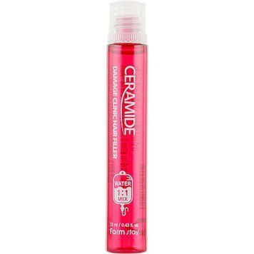 Зволожувальний філер для волосся FarmStay Ceramide Damage Clinic Hair Filler, 13 мл &mdash; фото