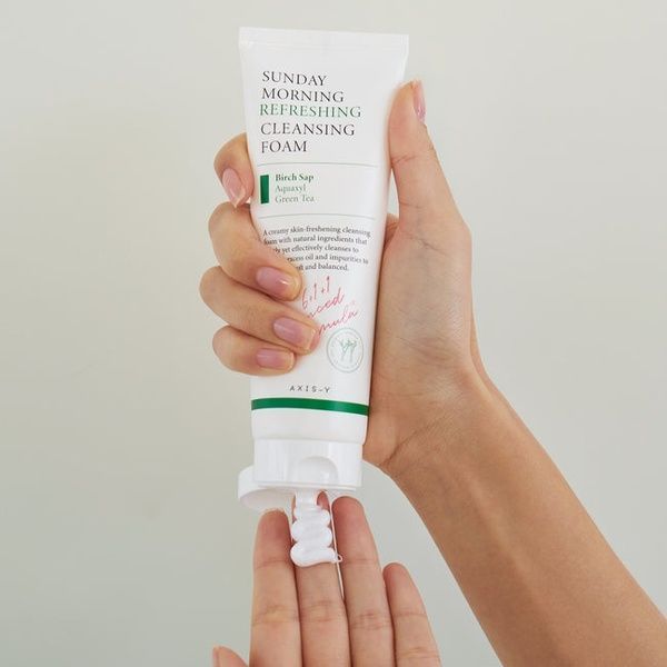 Гель для умывания AXIS-Y Sunday Morning Refreshing Cleansing Foam, 120 мл &mdash; фото