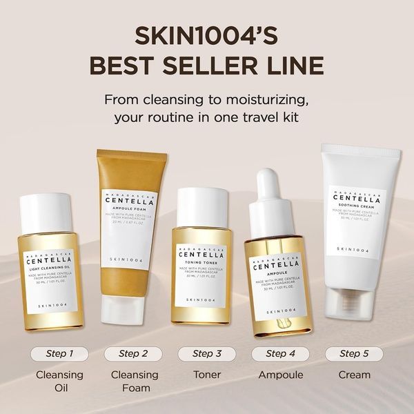 Набор для лица SKIN1004 Madagascar Centella Madagascar Travel Kit Box version &mdash; фото