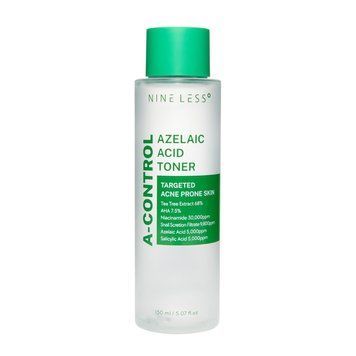 Тонер з азелаїновою та AHA/BHA кислотами Nine Less A-Control Azelaic Acid Toner 30 мл (мініатюра) &mdash; фото