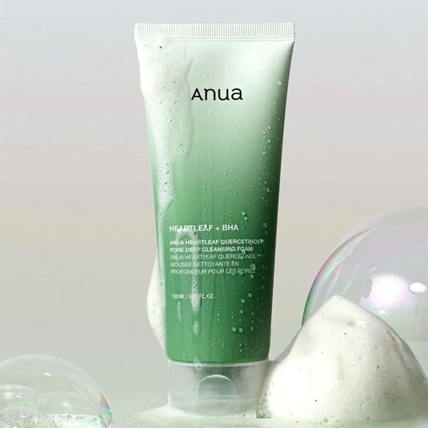 Глибокоочищувальний гель для обличчя Anua Heartleaf Quercetinol Pore Deep Cleansing Foam, 150 мл &mdash; фото