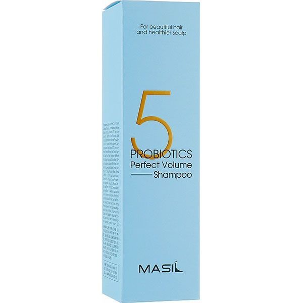 Шампунь для об&rsquo;єму волосся MASIL 5 Probiotics Perfect Volume Shampoo з пробіотиками, 300 мл &mdash; фото