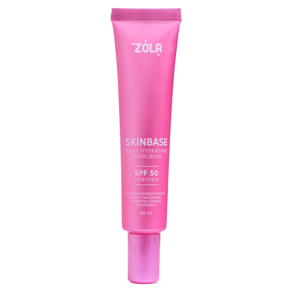 Zola SPF 50 SKINBASE Щоденний зволожуючий сонцезахисний крем 40 мл