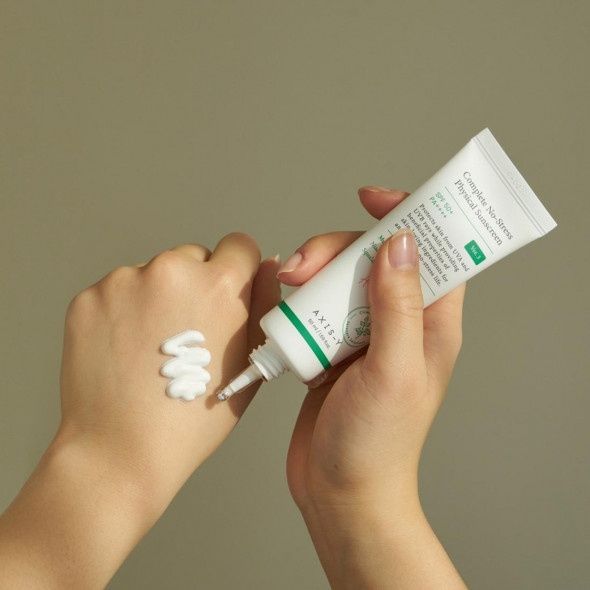 Минеральный солнцезащитный крем AXIS-Y Complete No-Stress Physical Sunscreen SPF50+ PA++++, 50 мл &mdash; фото