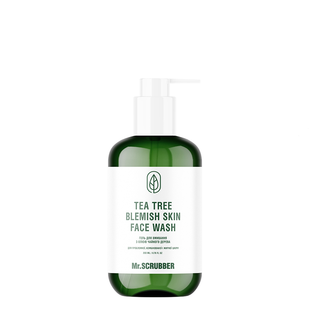 Гель для умывания Tea Tree Blemish Skin Face Wash с маслом чайного дерева Mr.SCRUBBER