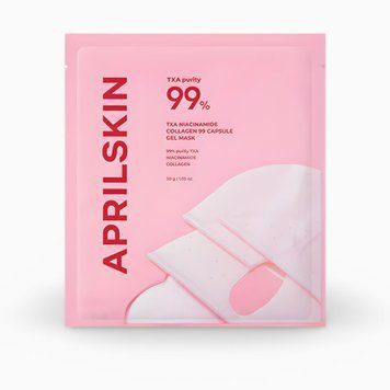 Маска-капсула гелева TXA з ніацинамідом та колагеном 99 APRIL SKIN TXA NIACINAMIDE COLLAGEN 99 CAPSULE GEL MASK &mdash; фото