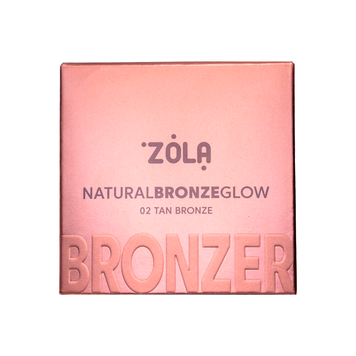 Бронзер для обличчя Zola Natural Bronze Glow 02 Tan Bronze, 8,5 г &mdash; фото