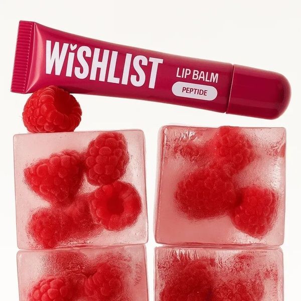 Бальзам-блиск для губ Ruby Nectar, ТМ "WiSHLiST", 10 мл + Брелок "MOOD: CRASH" &mdash; фото