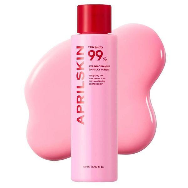 Молочный тонер с ниацинамидом APRIL SKIN TXA NIACINAMIDE TONING SHOT 99 MILKY TONER 150ml &mdash; фото