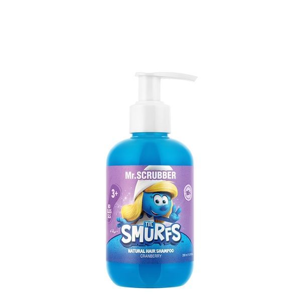Дитячий шампунь для волосся The Smurfs із ароматом журавлини, 200 мл &mdash; фото