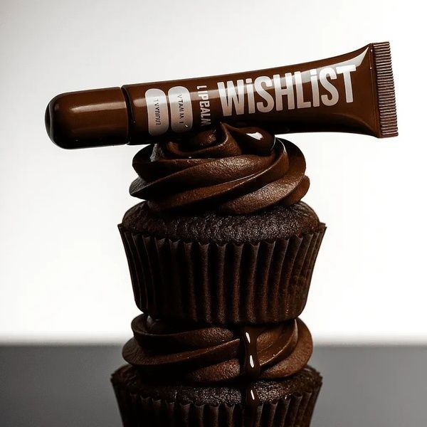 Бальзам-блиск для губ Espresso Noir WiSHLiST, 10 мл + Брелок "MOOD: MAMA BOSS" &mdash; фото