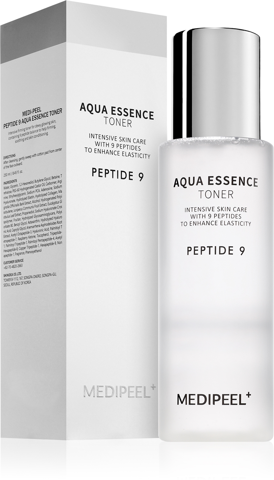 Омолоджувальна есенція-тонер Peptide 9 Aqua Essence Toner Medi-Peel, 250 мл