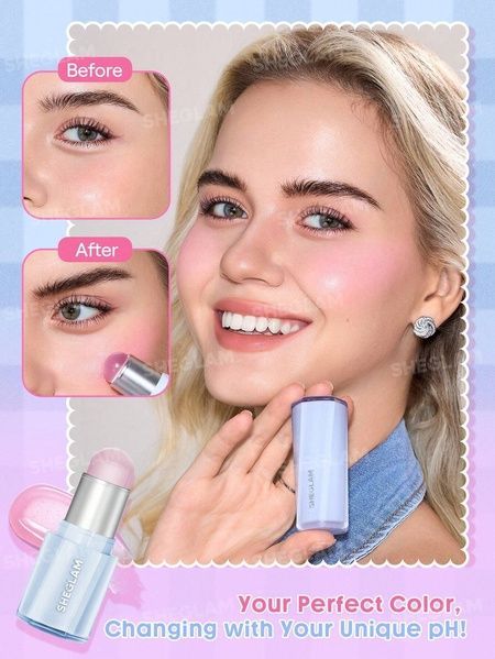 Кремовые румяна-стик Sheglam buttery bliss blush stick тон-500 Phresh &mdash; фото