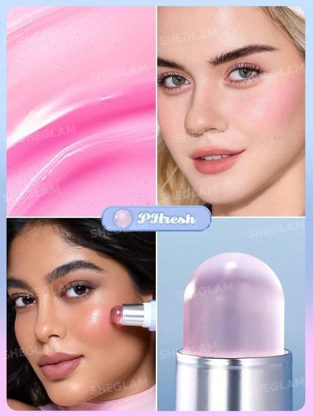Кремовые румяна-стик Sheglam buttery bliss blush stick тон-500 Phresh &mdash; фото