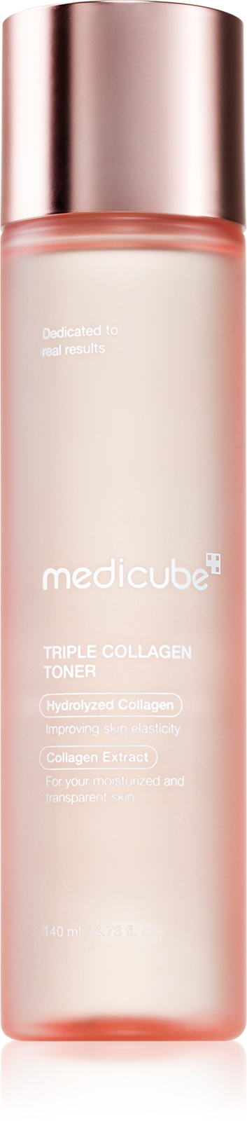 Зволожувальний тонер Medicube Triple Collagen Toner, з колагеном та гіалуроновою кислотою, 140 мл