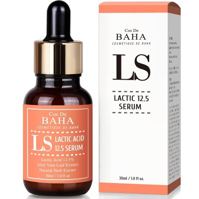 Сироватка з молочною кислотою для обличчя 12,5% Cos De BAHA Lactic Acid Serum, 30ml