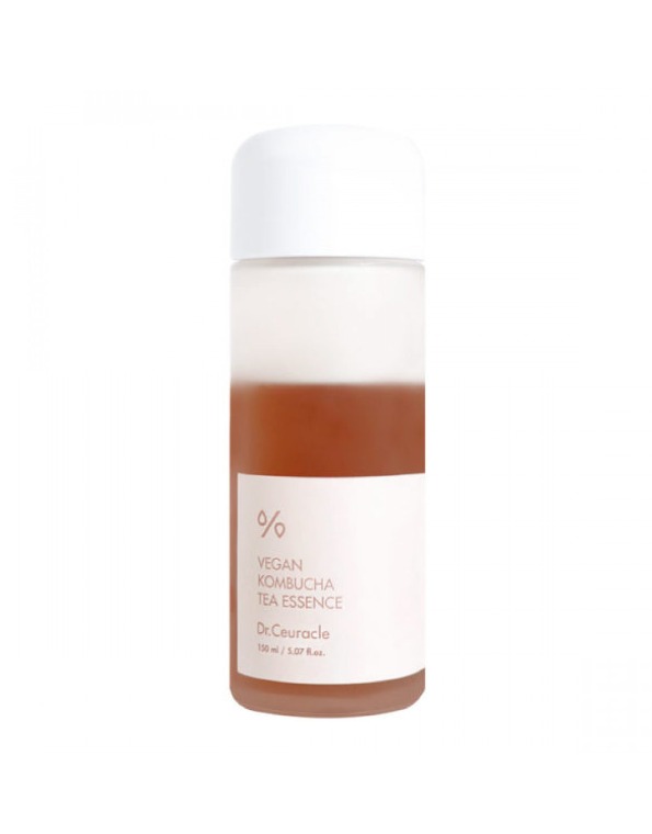 Веганская кремовая эссенция Dr. Ceuracle Vegan Kombucha Tea Essence с экстрактом комбучи и черного чая, 150 мл