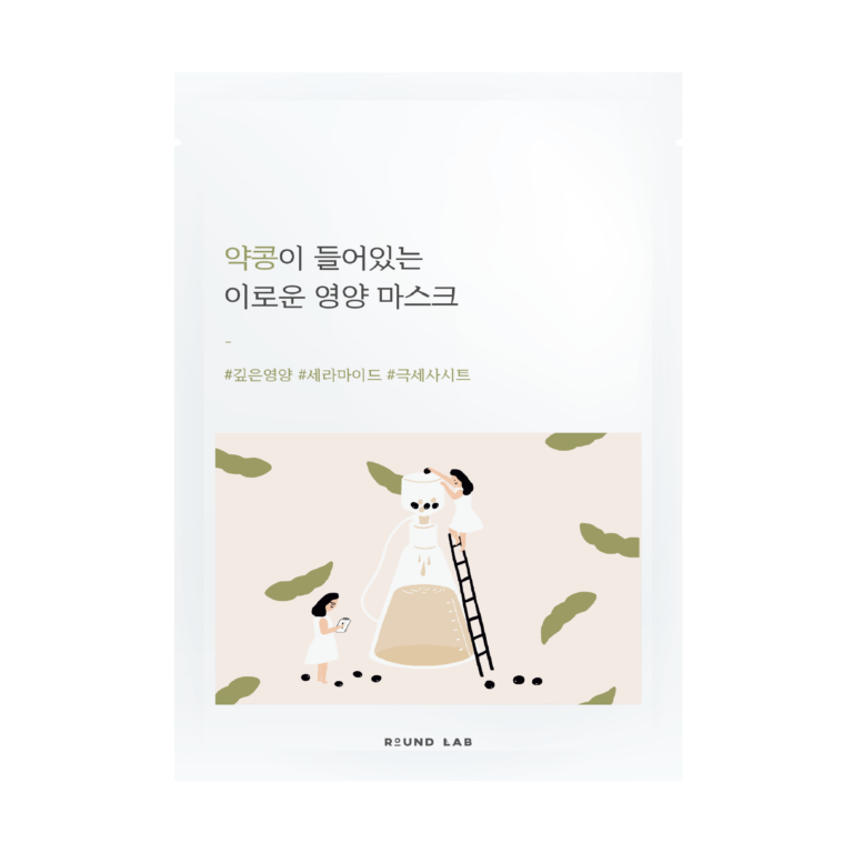 Питательная тканевая маска с экстрактом черных соевых бобов ROUND LAB Soybean Nourishing Mask Sheet 27 ml