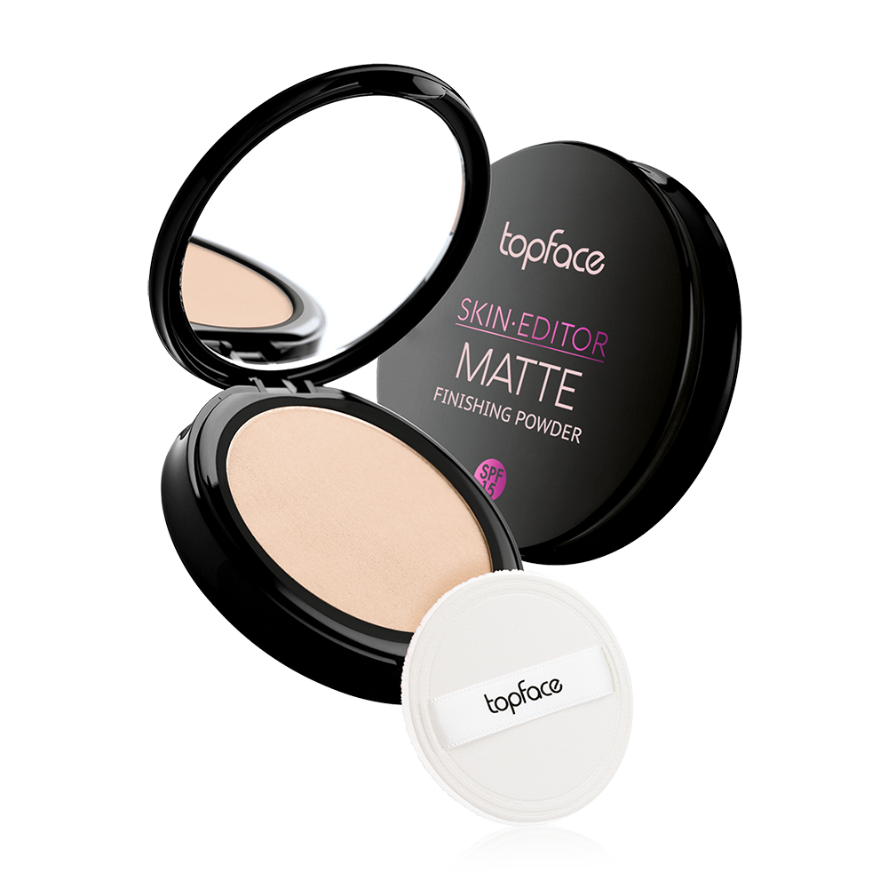 Матувальна компактна пудра TopFace Skin Editor Matte Finishing Powder, SPF 15, 005, 10 г