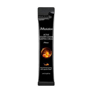 Нічний живильний rрем із золотом та екстрактом ікри JM solution Active Golden Caviar Sleeping Cream 4 ml &mdash; фото