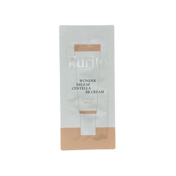 Тестер BB-крем з екстрактом центелли Purito Seoul Wonder Releaf Centella BB Cream 21 Light Beige, 1 г &mdash; фото